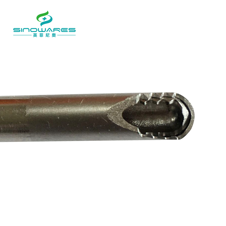 Shenzhen OEM rhinology cutter capillary tube with serrated 