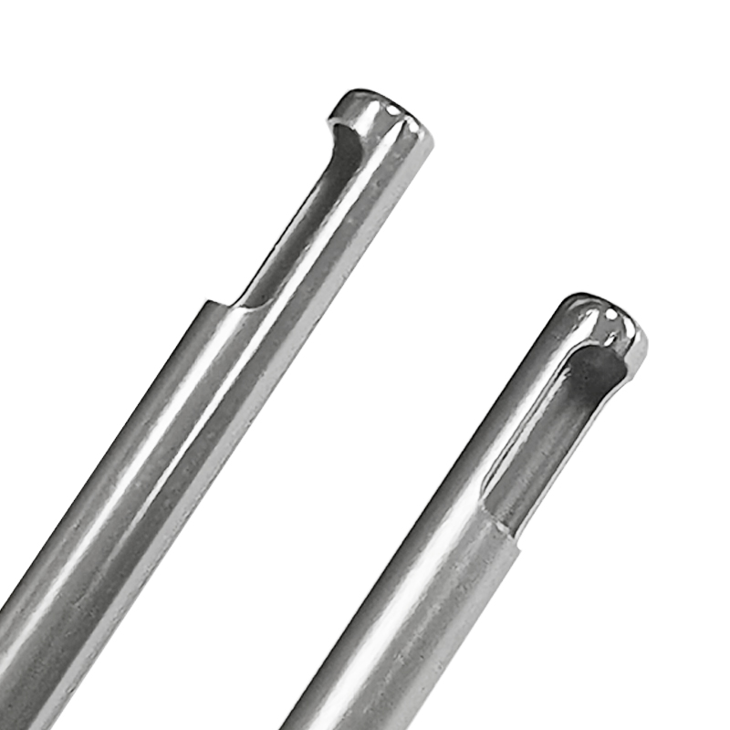 Custom China made stainless steel tube with grooving